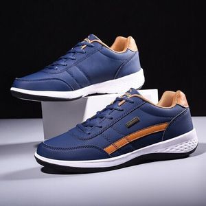 Men's Breathable Lace-Up Casual Shoes, Wear-resistant Non-Slip Sneakers